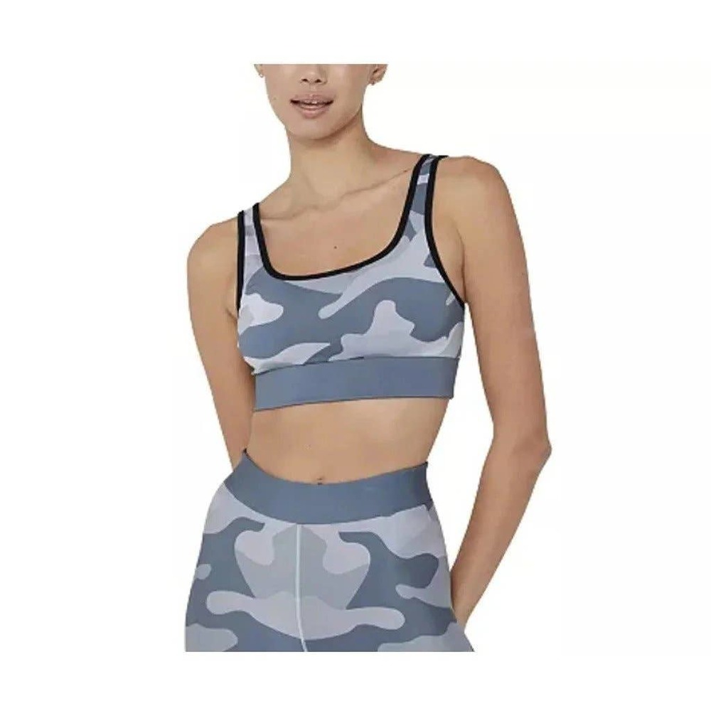 Cor By Ultracor Women's Camo Fest Scoop-Neck Sports Bra-LG